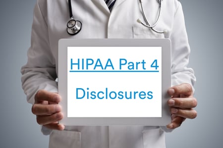 Doctor holding iPad HIPAA_Disclosures